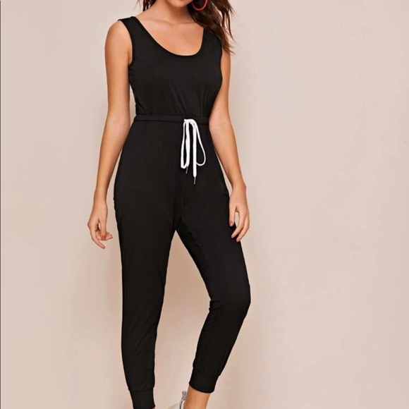 Drawstring Jumpsuit
